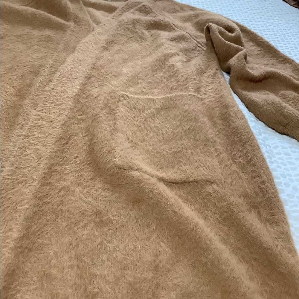 Cozy Tan Cardigan with Pockets - Picture 2 of 8